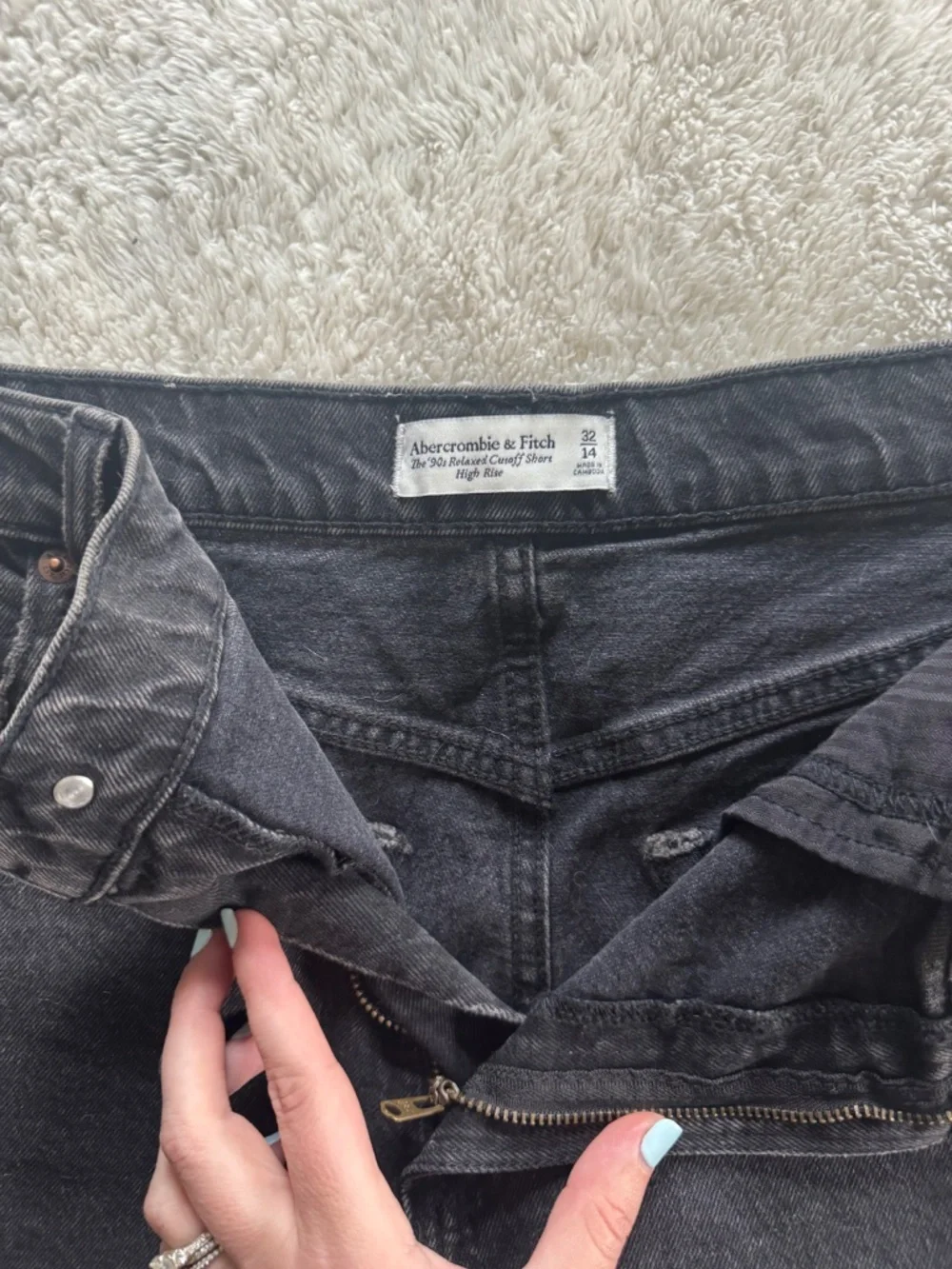 Abercrombie denim shorts